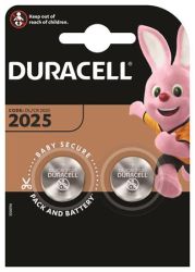 DURACELL / Gombelem, CR2025, 2 db, DURACELL
