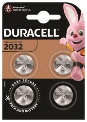 DURACELL / Gombelem, CR2032, 4 db, DURACELL