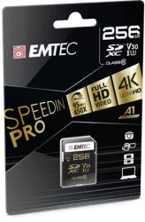 EMTEC / Memriakrtya, SDXC, 256GB, UHS-I/U3/V30, 95/85 MB/s, EMTEC 