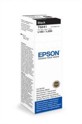 EPSON / T66414A10 Tinta L100, 200mfp nyomtatkhoz, EPSON, fekete, 70ml