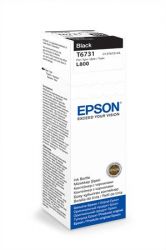 EPSON / T67314A10 Tinta L800 nyomtathoz, EPSON, fekete, 70ml