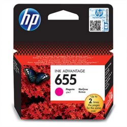 HP / CZ111E Tintapatron Deskjet Ink Advantage 3520 sor nyomtatkhoz, HP 655, magenta, 600 oldal