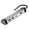 USB eloszt-HUB/dokkol, USB-C/USB 3.0/HDMI, CANYON 