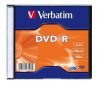 DVD-R lemez, AZO, 4,7GB, 16x, 1 db, vkony tok, VERBATIM