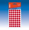 Etikett, 8 mm kr, kzzel rhat, sznes, APLI, piros, 288 etikett/csomag