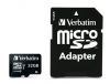 Memriakrtya, microSDHC, 32GB, CL10/U3, 90/45 MB/s, adapter, VERBATIM 