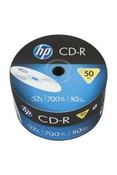 HP / CD-R lemez, 700MB, 52x, 50 db, zsugor csomagols, HP
