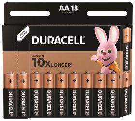 DURACELL / Elem, AA ceruza, 18 db, DURACELL 