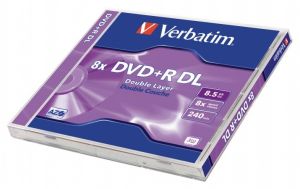 VERBATIM / DVD+R lemez, ktrteg, 8,5GB, 8x, 1 db, norml tok, VERBATIM 