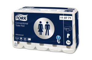 TORK / Toalettpapr, T4 rendszer, 2 rteg, 12,5 cm tmr, Advanced, TORK, fehr