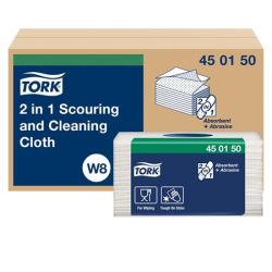 TORK / Srol- s tiszttkend, 2in1, jrafelhasznlhat, 1 rteg, 360 lap, W8 rendszer, TORK, fehr