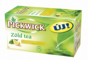 PICKWICK / Zld tea, 20x2 g, PICKWICK, citrom