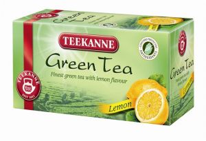 TEEKANNE / Zld tea, 20x1,75 g, TEEKANNE, citrom