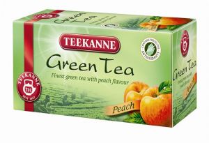 TEEKANNE / Zld tea, 20x1,75 g, TEEKANNE, barack