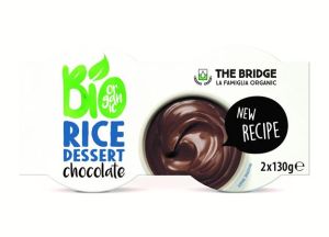 THE BRIDGE / Nvnyi desszert, bio, 2x130 g, THE BRIDGE, rizs, csokis