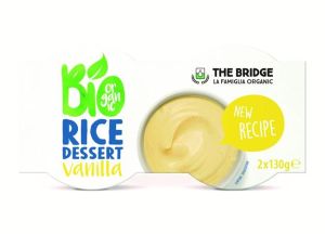 THE BRIDGE / Nvnyi desszert, bio, 2x130 g, THE BRIDGE, rizs, vanlia