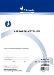VICTORIA PAPER / Nyomtatvny, leltrfelvteli v, 50x3, A4, VICTORIA PAPER, 