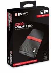 EMTEC / SSD (kls memria), 512GB, USB 3.2, 420/450 MB/s, EMTEC 