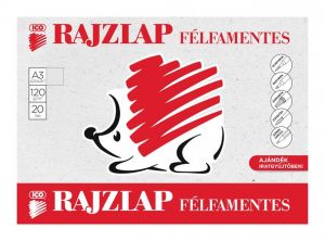 ICO / Rajzlap, flfamentes, A3, 120 g/m2, ICO 