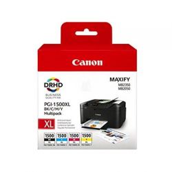 CANON / PGI-1500XLKIT Tintapatron multipack Maxify MB2350 nyomtathoz, CANON, b+c+m+y, 34ml+3*12ml