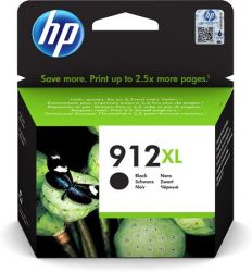 HP / 3YL84AE Tintapatron Officejet 8023 All-in-One nyomtatókhoz, HP 912XL, fekete, 825 oldal