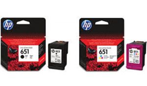 HP / C2P10AE Tintapatron Deskjet Ink Advantage 5575 nyomtathoz, HP 651, fekete, 600 oldal