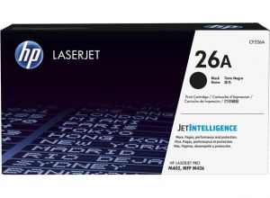 HP / CF226A Lzertoner LaserJet Pro M402, 426 nyomtatkhoz, HP 26A, fekete, 3,1k