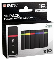 EMTEC / Pendrive, 16GB, 10 db, USB 2.0, EMTEC 