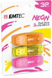 EMTEC / Pendrive, 32GB, 3 db, USB 2.0, EMTEC 