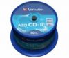 CD-R lemez, Crystal bevonat, AZO, 700MB, 52x, hengeren VERBATIM