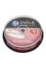 DVD+R lemez, kétrétegű, 8,5GB, 8x, 10 db, hengeren, HP