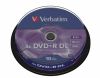 DVD+R lemez, ktrteg, 8,5GB, 8x, 10 db, hengeren, VERBATIM 