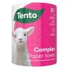 Háztartási papírtörlő, tekercses, 3 rétegű, 220 lap, TENTO