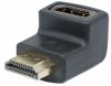 Adapter, HDMI - HDMI, F/M, 90°, MANHATTAN