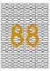 Etikett, 45x8 mm, eltávolítható, ékszerekhez, A4 hordozón, APLI, 2200 etikett/csomag
