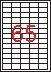 Etikett, lézernyomtatókhoz, 38x21,2 mm, APLI, 16250 etikett/csomag