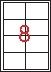 Etikett, lézernyomtatókhoz, 97x67,7 mm, APLI, 2000 etikett/csomag
