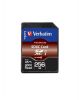 Memóriakártya, SDXC, 256GB, CL10/U1, 90/10 MB/s, VERBATIM