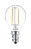 LED izzó, E14, kis gömb, P45, 2W, 250lm, 2700K, PHILIPS