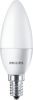 LED izzó, E14, gyertya, matt, 4W, 250lm, 230V, 2700K, B35, PHILIPS