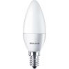 LED izzó, E14, gyertya, 5,5W, 520lm, 230V, 4000K, B35, PHILIPS