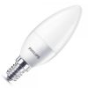 LED izzó, E14, gyertya, 5,5W, 470lm, 230V, 2700K, B35, PHILIPS