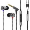 Fülhallgató, mikrofon, hangerőszabályzó, fém, SOUNDMAGIC