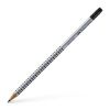 Grafitceruza radírral, B, háromszögletű, FABER-CASTELL