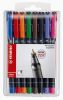 Alkoholos marker készlet, 0,4 mm, STABILO
