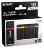 Pendrive, 16GB, 10 db, USB 2.0, EMTEC