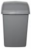 Billenős szemetes, műanyag, 50 liter, WHITEFURZE, ezüst