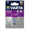 Elem, 9V, 1 db, lítium, VARTA